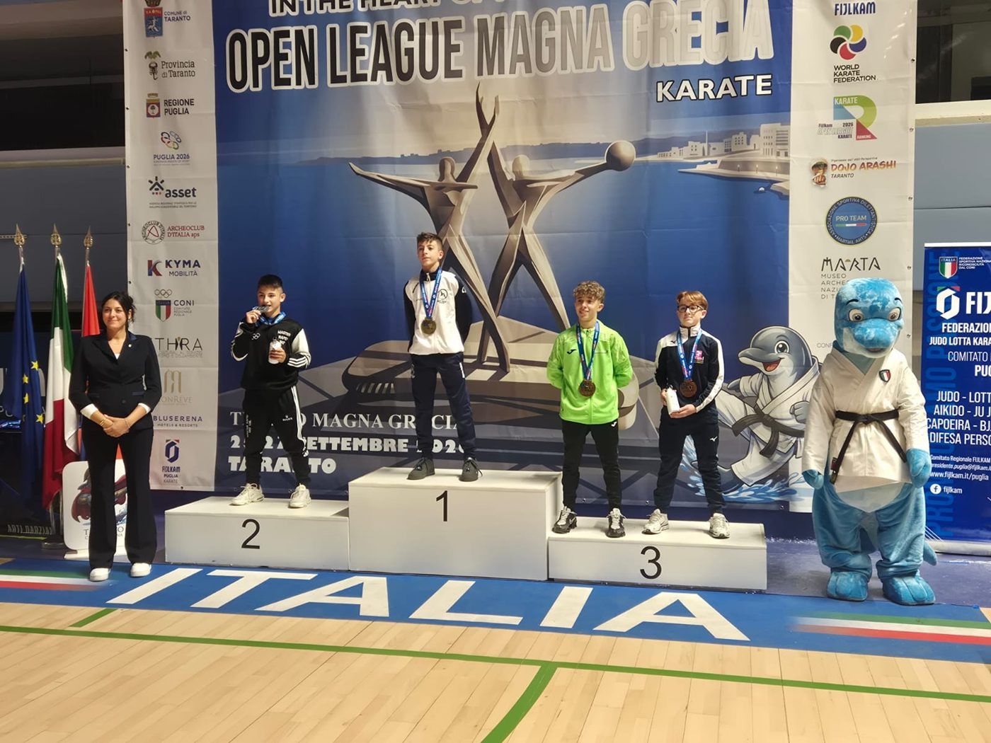 Ludovica Mosca e Manuel Balsamo sul podio a Taranto: argento e bronzo per la Generazione K di Casalnuovo
