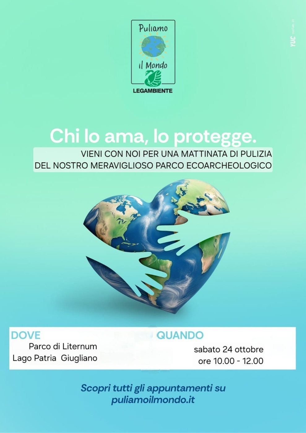 Puliamo il mondo al Parco di Liternum: mattinata di pulizia con Legambiente